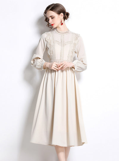 Palace Lace Long Sleeve Dress