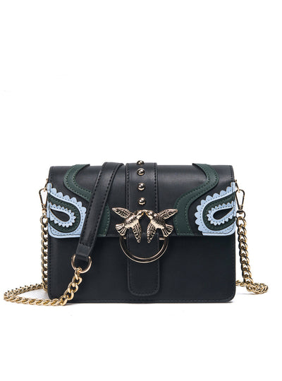 Lady Rivet chain Women Fashion Leather Shoulder Bag