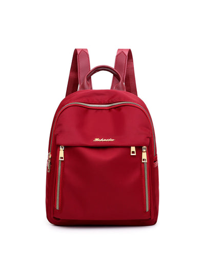 Woman Oxford Cloth Casual Backpack