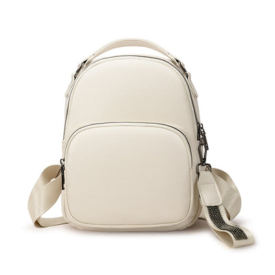 Soft Pu Bag Leisure Shoulder Backpack