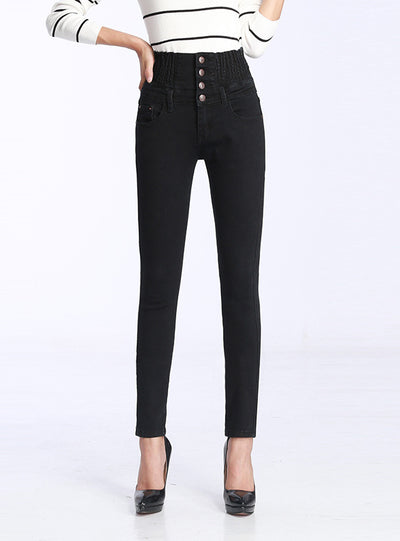 Womens Jeans High Waist Skinny Pants