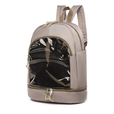 Oxford Cloth Transparent Plastic Backpack