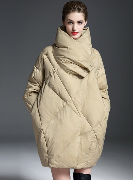 Thickened White Duck Down Coat