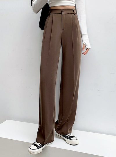 Casual High Waist Loose Wide Leg Pants