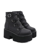 Women Thick-soled High Heel Booties