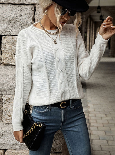 Pullover Twist Knitted Sweater