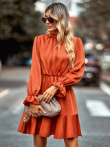 Fashion Long Sleeve Leisure Dress