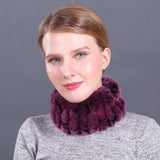 Rex Fur Scarf New Elastic Braided Fur Collar