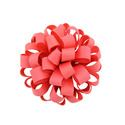 1 Pcs Girls Hair Elastics Rope Big Grosgrain Ribbon Flower