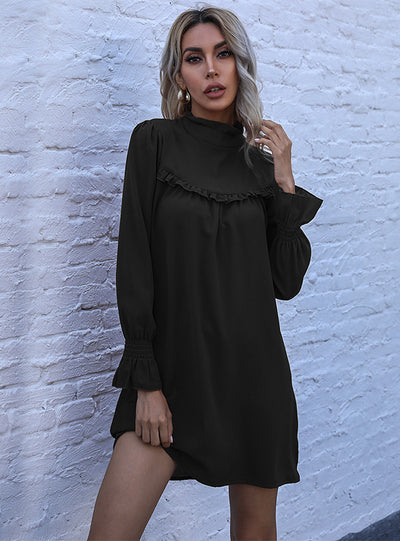 Loose Long-sleeved Pullover Dress