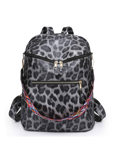 PU Backpack Bucket Bag Girl