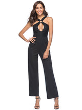 Hollow Sleeveless Slim Sexy Jumpsuit