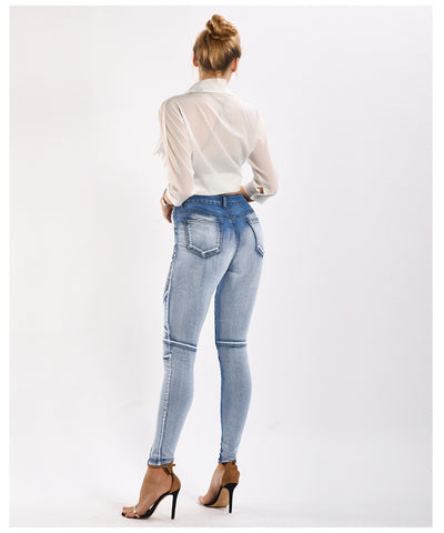 Slim Stretch Jeans Pencil Pants