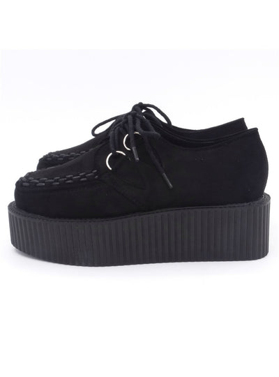 Platform Lace Up Shoes Creepers Flats Footwear