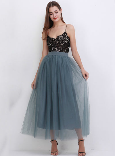 Tulle Skirt Bouffant Puffy Fashion Skirt Long Tutu Skirts