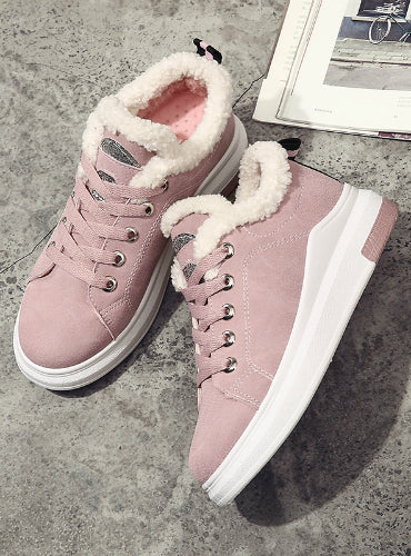 Winter Warm Sneakers Shoes Platform Shoes