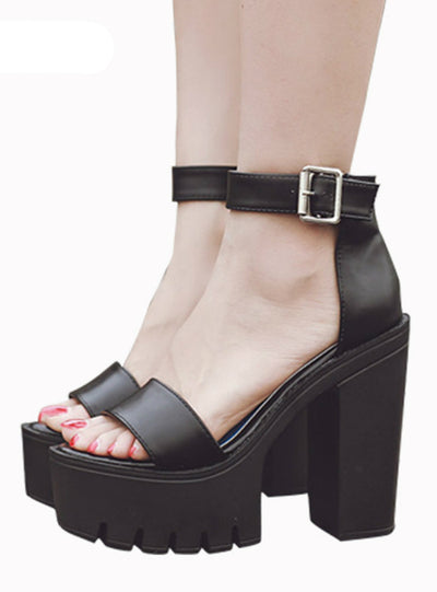 Arrival Thick Heels Sandals Platform Casual Russian Shoes