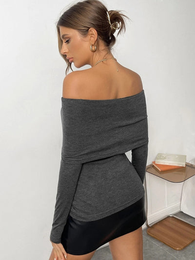 Sexy Casual Long-sleeved T-shirt