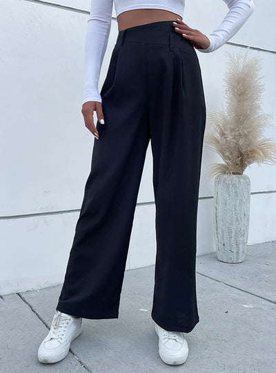 Casual Irregular Wide-leg Pants