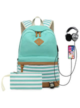 Two-piece Canvas Bag Backpack