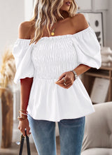 Square Neck Silm Waist Top