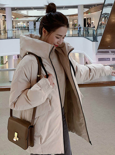 Women Fashion Long Parkas Padded Jacket Coat