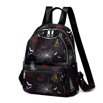 Oxford Printed Graffiti Leisure Backpack