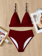 Strap Jewelry Two-piece Set Bikini