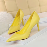 Shallow Pointed High Heel Shoes