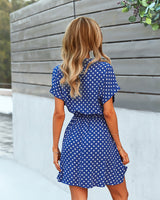 A-Line Wave Point Dress