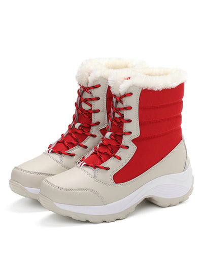 Women Boots Non-slip Waterproof Winter Ankle Snow Boots