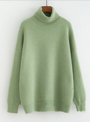 Thick Warm Pullover Cashmere Jumper Soft Knitwear Sweater