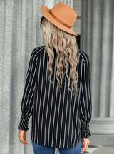 Striped Fashion Casual Loose Shirt