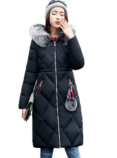 Big Fur Winter Coat Thickened Women Winter Coat 