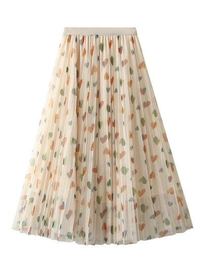 Love Gauze Floral Skirt