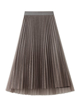 Medium-length Gradient Gauze Skirt