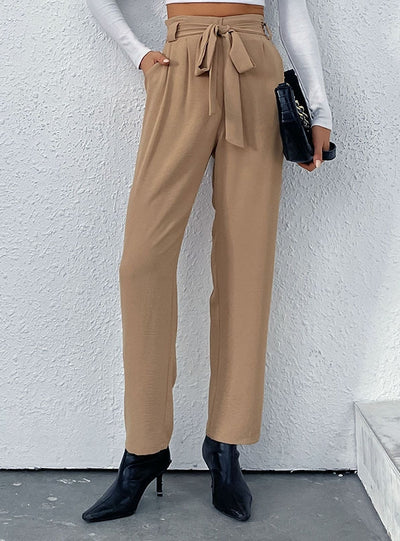 Women Elastic Long Pants