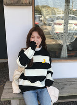 Women's Sweaters Kawaii Ulzzang College Candy Color