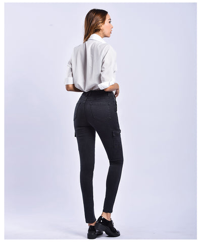 Black Nine-minute Jeans Pants