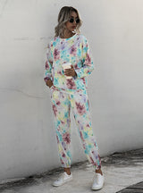 Tie-dyed Gradual Change Casual Suit