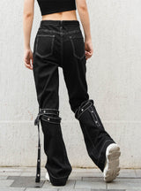 Women’s Black Denim High Waist Jeans