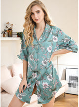 Japanese Print Bathrobe Housewear