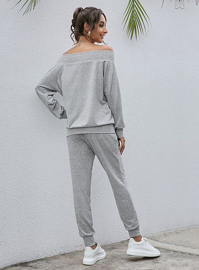 Two-piece Loose Tights Home Suit