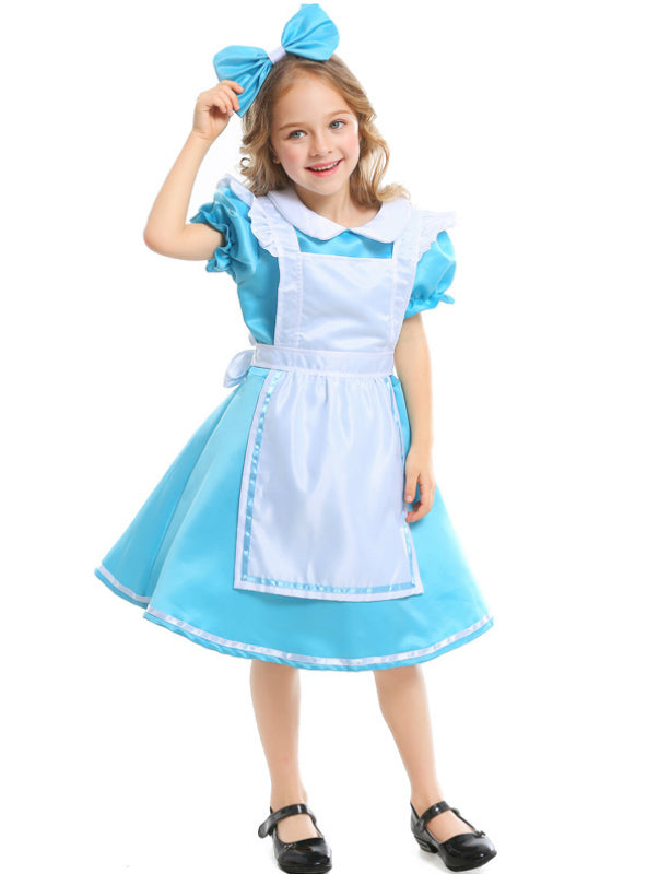 Halloween Dress Costume Alice in Wonderland Maid