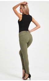 Green Hole Leggings Pant