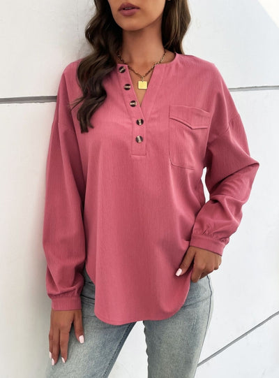 Long Sleeve Pullover Shirt Top