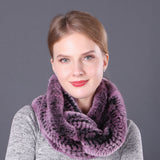 Women Rex Fur Scarf Ladies Fur Scarf