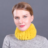 Rex Fur Scarf New Elastic Braided Fur Collar