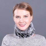 Rex Fur Scarf New Elastic Braided Fur Collar