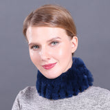 Rex Fur Scarf New Elastic Braided Fur Collar